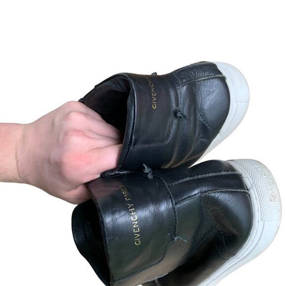 Rare Givenchy Codification Leather High Top Shoes Size 12 - Picture 3 of 16